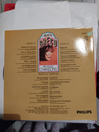 Juliette Gréco : Ihre Grossen Chansons (2xLP, Comp, Gat)