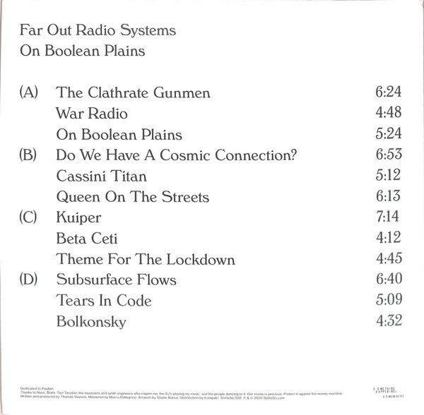 Far Out Radio Systems : On Boolean Plains  (2x12", Album)