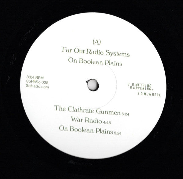 Far Out Radio Systems : On Boolean Plains  (2x12", Album)