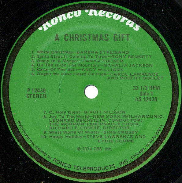 Various : A Christmas Gift (LP, Comp)