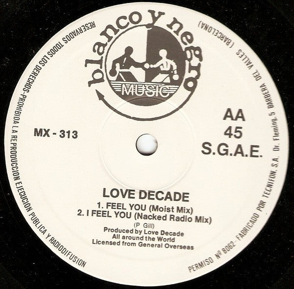 Love Decade : I Feel You (12")