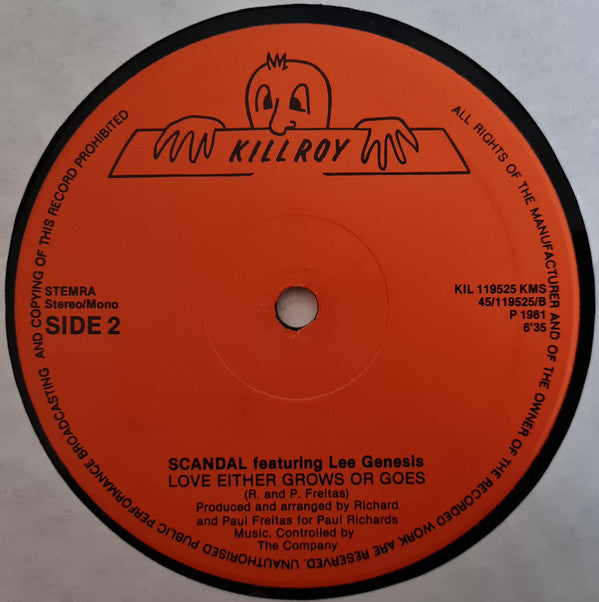 Scandal (2) Featuring Lee Genesis : I Wanna Do It (12")