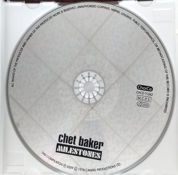 Chet Baker : Milestones (CD, Comp)