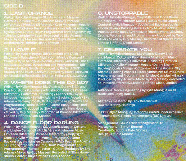 Kylie Minogue : Disco (LP, Album)