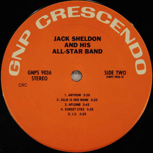 Jack Sheldon And His Exciting All-Star Big-Band : Jack Sheldon And His  All Star Big-Band (LP, Album, RE)