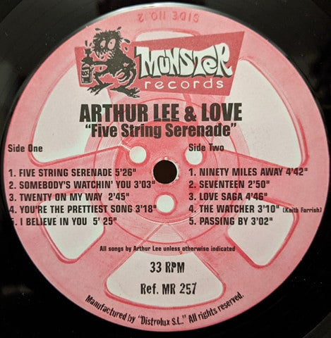 Arthur Lee & Love : Five String Serenade (LP, RE, 220)