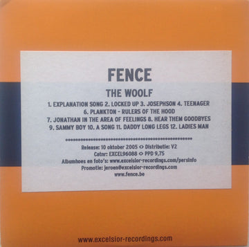 Fence : The Woolf (CD, Album, Promo, Dig)