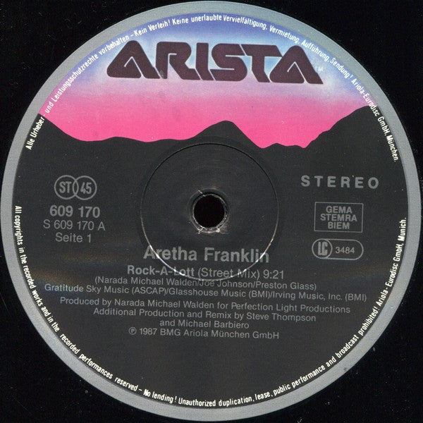 Aretha Franklin : Rock-A-Lott (12")