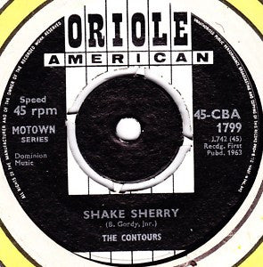 The Contours : Shake Sherry (7", Single)