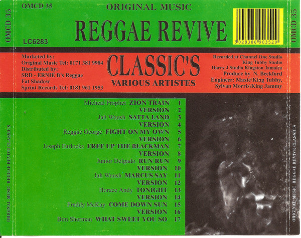 Various : Reggae Revive Classic's (CD, Comp)