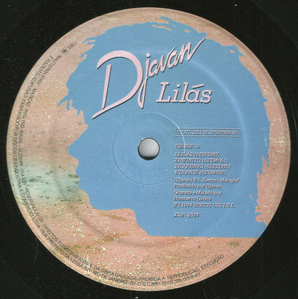 Djavan : Lilás (LP, Album)