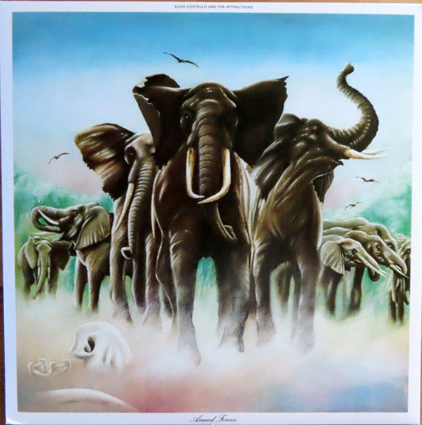 Elvis Costello & The Attractions : Armed Forces (LP, Album, RE, Oli + LP, Blu + LP, Pin + 10", Comp)
