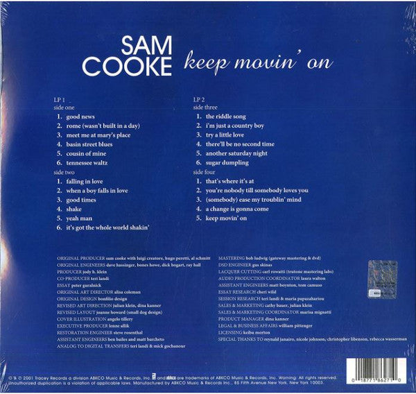 Sam Cooke : Keep Movin' On (2xLP, Comp)