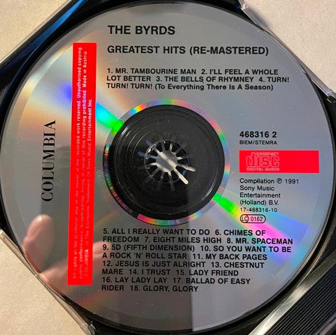 The Byrds : Greatest Hits - 18 Classics Re-Mastered (CD, Comp, RE, RM, TV-)