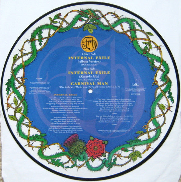 Fish : Internal Exile (12", Pic)