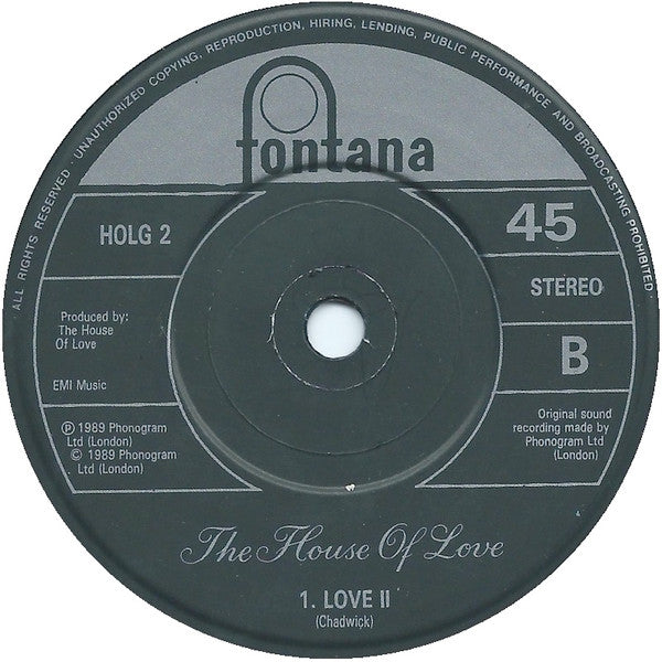 The House Of Love : I Don't Know Why I Love You (7", Single, Ltd, Num)