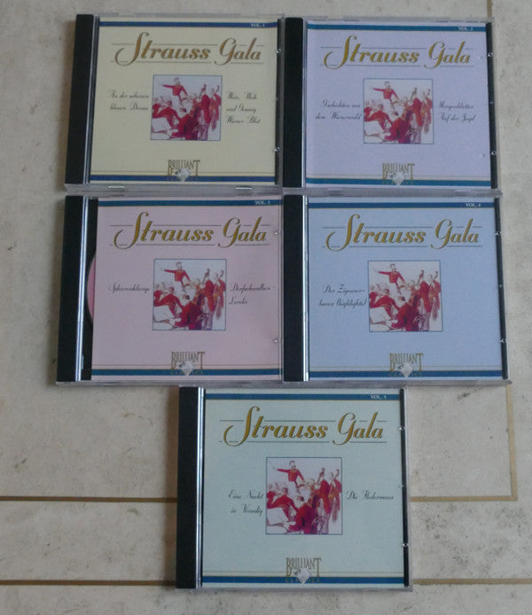 Johann Strauss Jr. : Strauss Gala (5xCD, Comp)