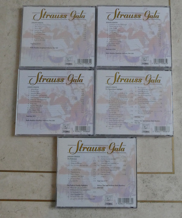 Johann Strauss Jr. : Strauss Gala (5xCD, Comp)