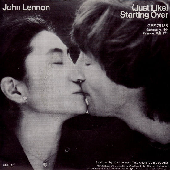 John Lennon : (Just Like) Starting Over (7", Single, Mono)