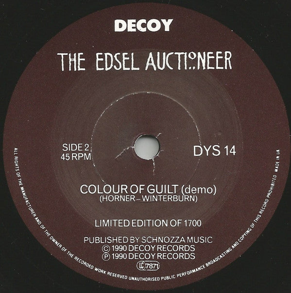 The Edsel Auctioneer : Stickleback (7", Single, Ltd)