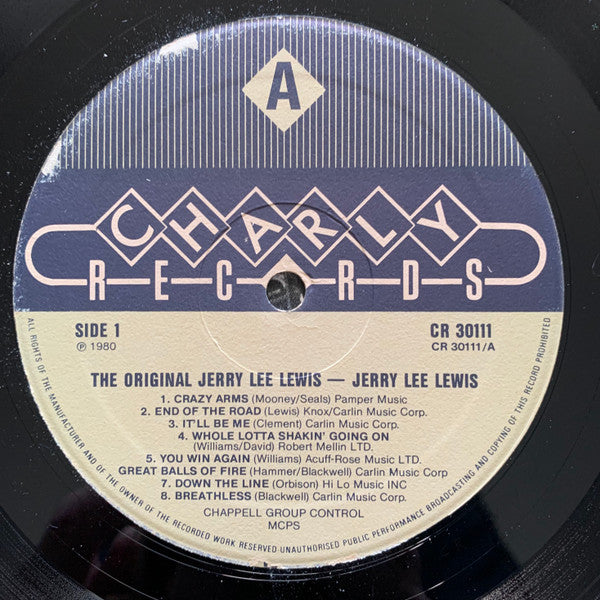 Jerry Lee Lewis : The Original Jerry Lee Lewis (LP, Comp, Mono)