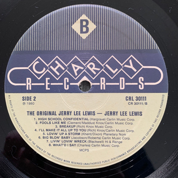 Jerry Lee Lewis : The Original Jerry Lee Lewis (LP, Comp, Mono)