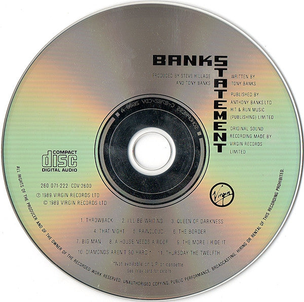 Bankstatement : Bankstatement (CD, Album)