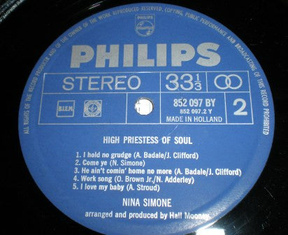 Nina Simone : High Priestess Of Soul (LP, Album)