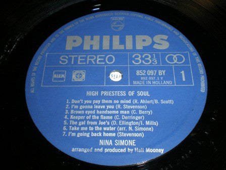 Nina Simone : High Priestess Of Soul (LP, Album)