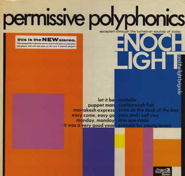 Enoch Light And The Light Brigade : Permissive Polyphonics (LP, Quad, Gat)