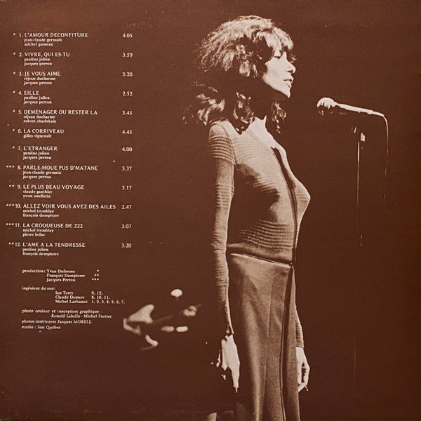 Pauline Julien : Allez Voir, Vous Avez Des Ailes (LP, RE)