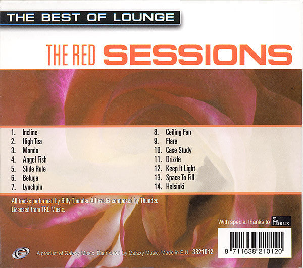 Billy Thunder : The Best Of Lounge: The Red Sessions (CD, Album)