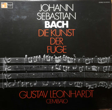 Johann Sebastian Bach , Cembalo: Gustav Leonhardt : Die Kunst Der Fuge (Box + 2xLP)