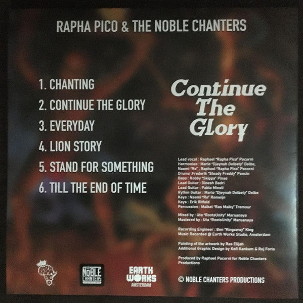 Rapha Pico & The Noble Chanters : Continue The Glory (LP)