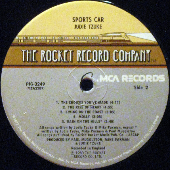 Judie Tzuke : Sports Car (LP, Album)