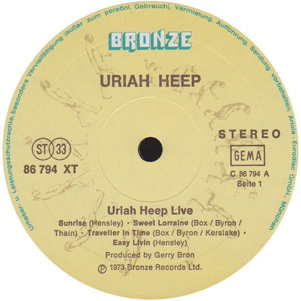 Uriah Heep : Uriah Heep Live (2xLP, Album)