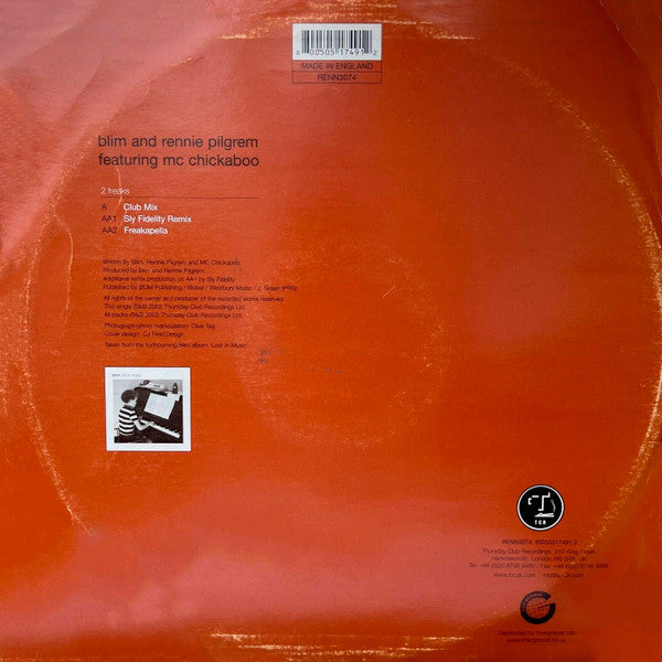 Blim And Rennie Pilgrem* Featuring MC Chickaboo : 2 Freaks (12")