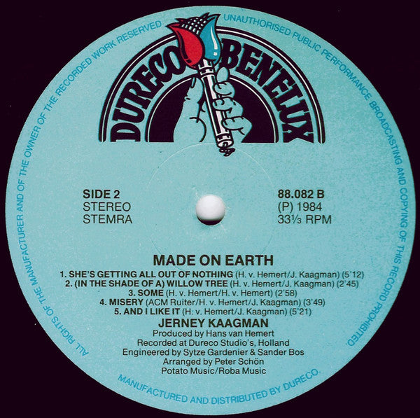 Jerney Kaagman : Made On Earth (LP, Album)