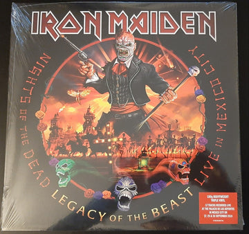 Iron Maiden : Nights Of The Dead, Legacy Of The Beast: Live In Mexico City (3xLP, Album, 180)