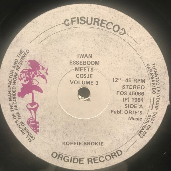 Iwan Esseboom : Iwan Esseboom meets Cosje ( volume 3 ) (12", Maxi)