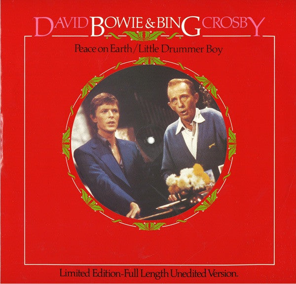 David Bowie & Bing Crosby : Peace On Earth / Little Drummer Boy (12", Single, Mono, Ltd)