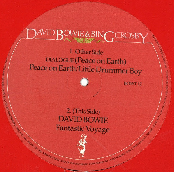 David Bowie & Bing Crosby : Peace On Earth / Little Drummer Boy (12", Single, Mono, Ltd)