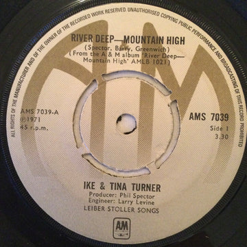 Ike & Tina Turner : River Deep - Mountain High (7", RE)