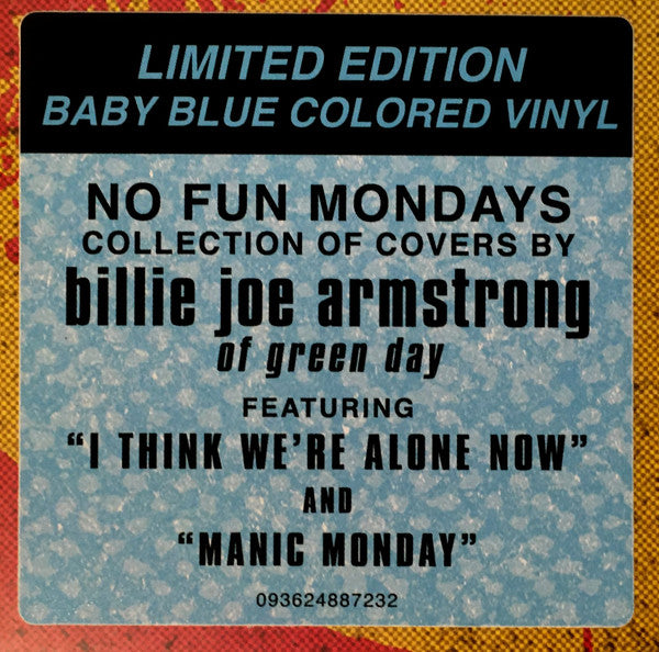 Billie Joe Armstrong : No Fun Mondays (LP, Album, Ltd, Blu)