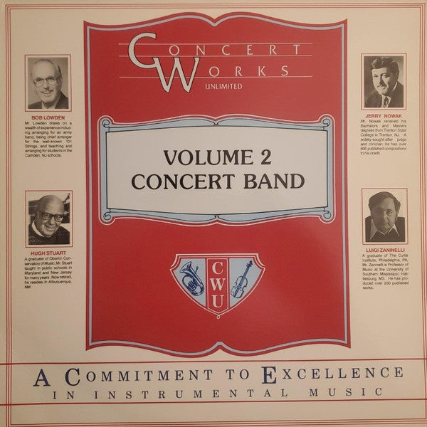 Unknown Artist : Volume 2 Concert Band (LP, Album, Smplr)