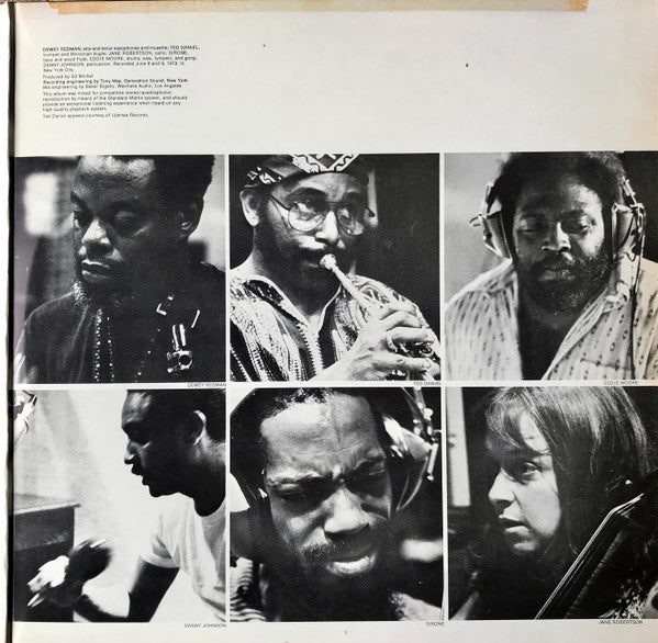 Dewey Redman : The Ear Of The Behearer (LP, Album, Gat)