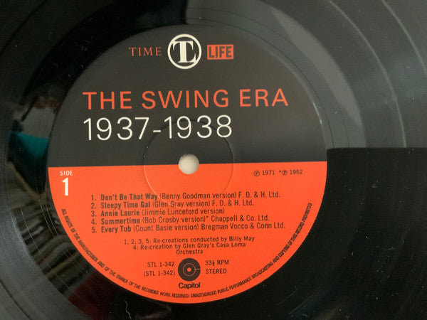 Various : The Swing Era: The Music Of 1937-1938: Vintage Years Of Humor (3xLP, Comp + Box)