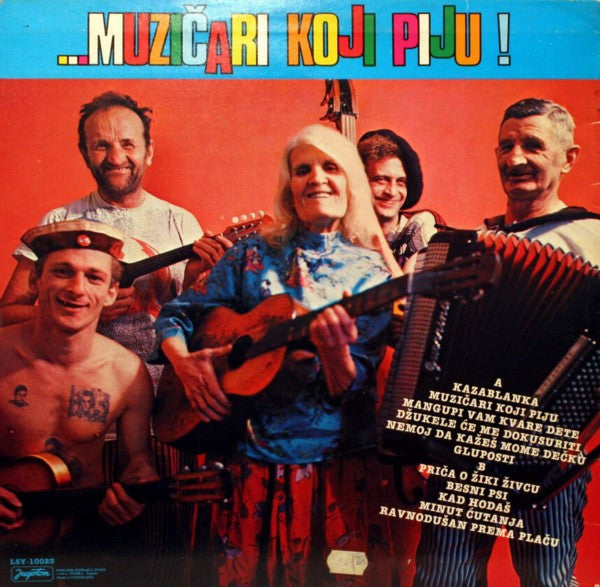 Riblja Čorba : Večeras Vas Zabavljaju... Muzičari Koji Piju ! (LP, Album)