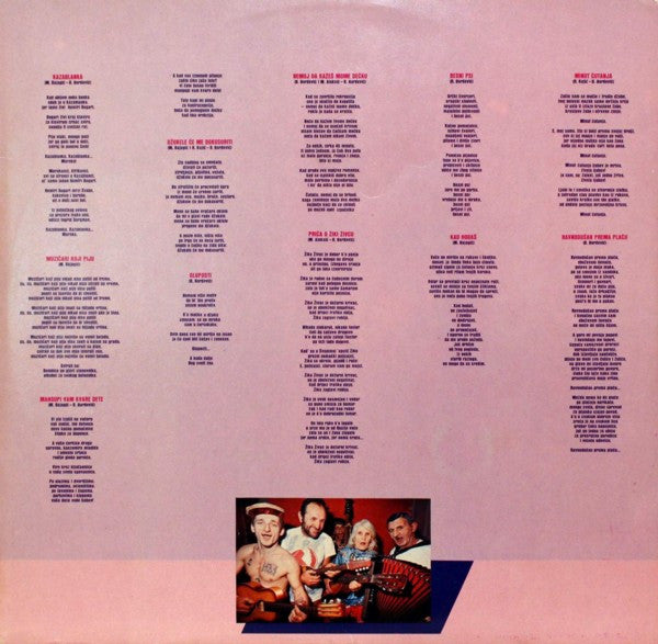 Riblja Čorba : Večeras Vas Zabavljaju... Muzičari Koji Piju ! (LP, Album)