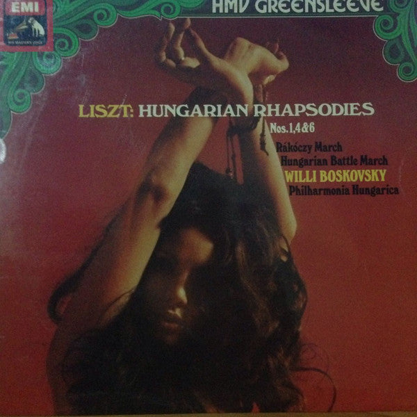 Liszt*, Willi Boskovsky, Philharmonia Hungarica : Hungarian Rhapsodies Nos. 1, 4 & 6 / Ráckóczy March / Hungarian Battle March (LP, Quad)
